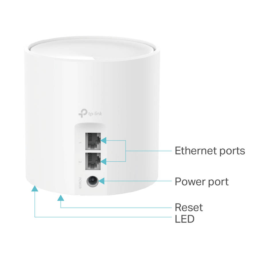 Tp-Link - Deco X10(1-Pack) AX1500 Whole-Home Mesh Wi-Fi 6 System(Dual-Band) - Tp-Link - Deco X10(...