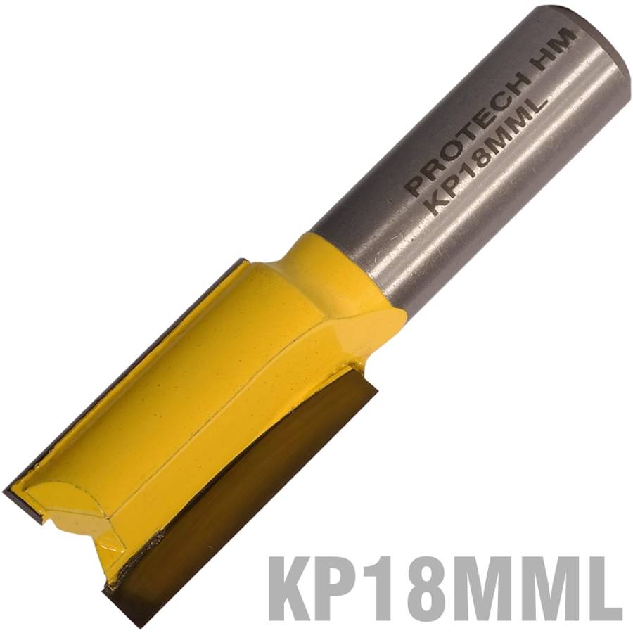 Pro-Tech - Straight Bit 18mm X 32mm Cut 2 Flute Metric 1/2' Shank - Pro-Tech - Straight Bit 18mm ...
