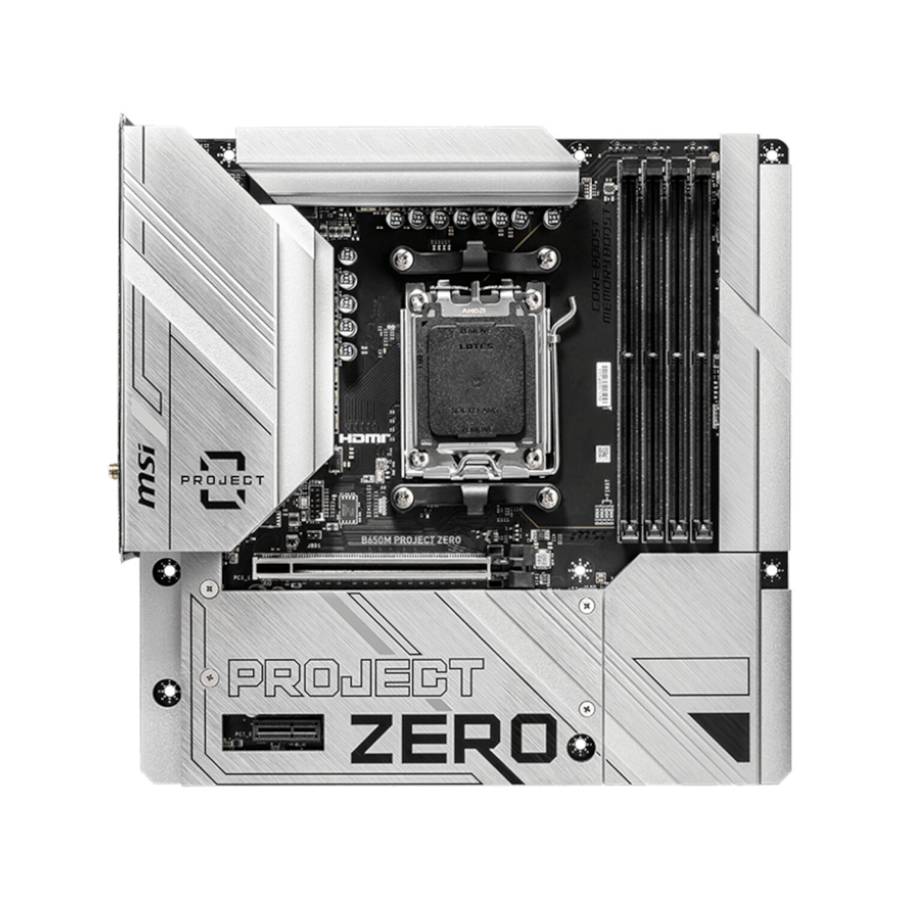 MSI - B650M Project Zero MotherBoard - MSI - B650M Project Zero MotherBoard