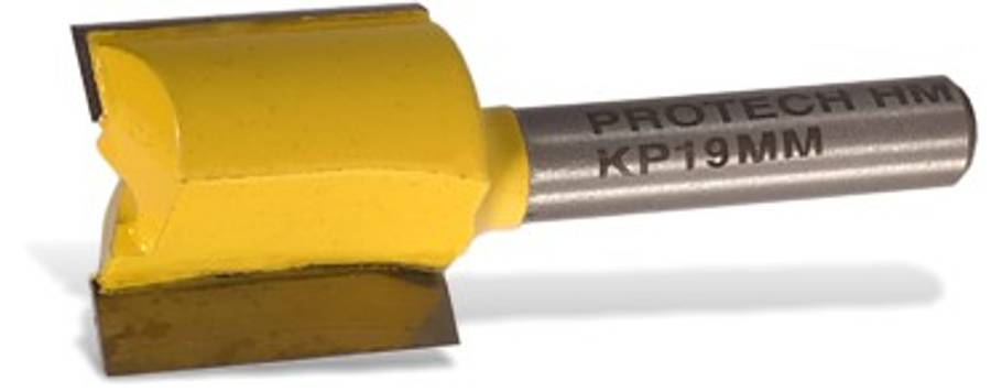 Straight bit, 2 Flute, TCT - 18,00 mm cutting width