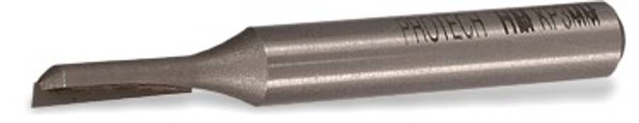 Straight bit, 2 Flute, TCT - 3.0 mm cutting width