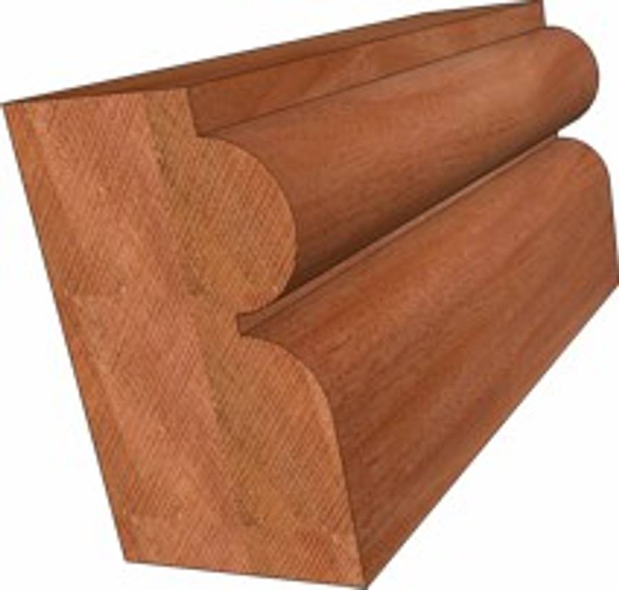 Full bead router bit profile
