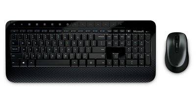 This wireless keyboard and mouse desktop provides encryption and comfort.