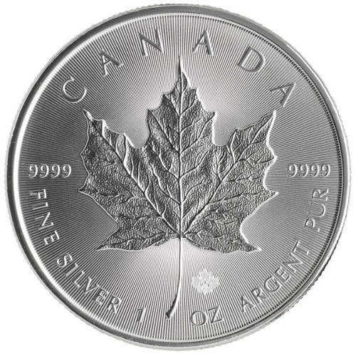 2015 1 oz Canadian 0.9999 Pure Silver Maple Leaf Coin (BU) Two available