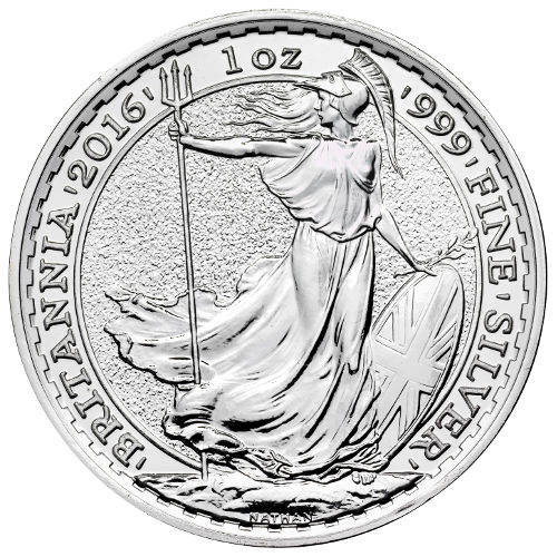 2016 1 oz British Silver Britannia Coin two available