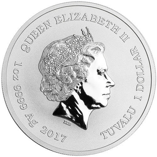 2017 1oz Tuvalu Spiderman Marvel Series Perth Mint.9999 Silver Coin (BU) Limited Mintage Rarely seen