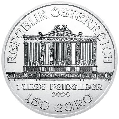 2020 1 oz Austrian Silver Philharmonic Coin (BU) two available