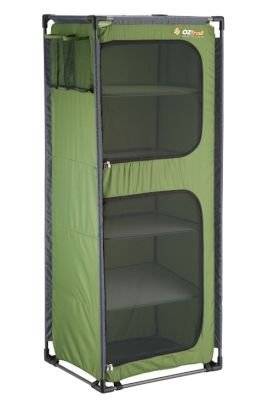 Oztrail Folding 5 Shelf Cupboard (Green)