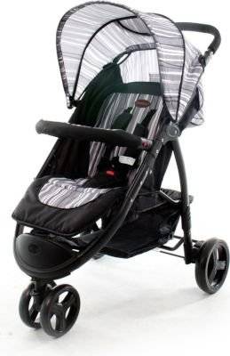 Chelino Coco 3 Position Baby Stroller - Grey Stripe