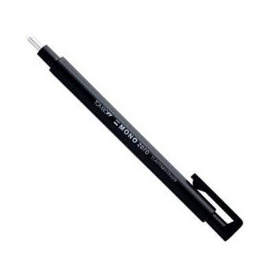 Tombow Mono Zero Eraser Pen - Round Tip (Black) picture