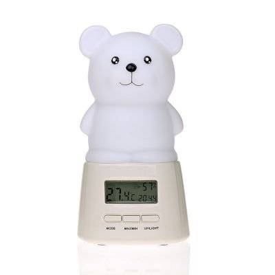 Nigcom Night Light with Hygro-Thermometer (Bear)