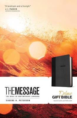 The Message: Deluxe Gift Bible - The Bible In Contemporary Language (Leather / fine binding)