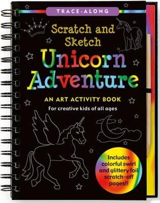 Unicorn Adventure Scratch & Sketch - An Art Activity Book for Creative Kids of All Ages (Spiral boun