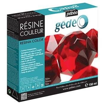 Pebeo Gedeo Colour Resin 150ml - Ruby Red