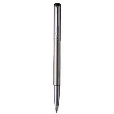 Parker Vector Rollerball Pen with Medium Nib (Black Ink)(Stainless Steel)