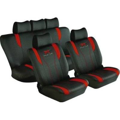 Stingray Racing Full Car Seat Cover Set (11 Piece) (Red)