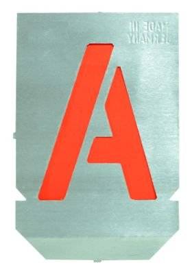 Handover Set of Metal Lettering Stencils (100mm)