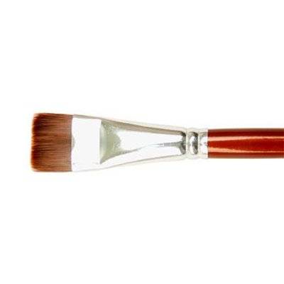 Handover Short Flat Synthetic Hair Artist Brush for Acrylic (Student Quality)(1/8