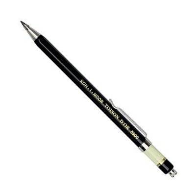 Koh-I-Noor Mechanical Clutch Pencil Leadholder for 2mm Leads 5900 Black