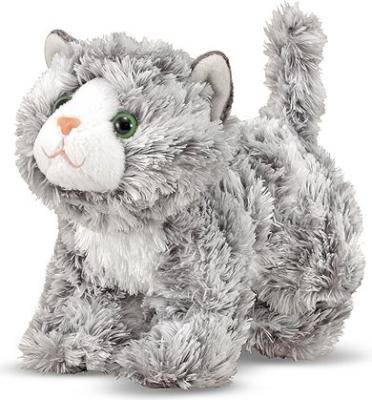 Melissa & Doug Soft Toys - Roxie Grey Tabby Kitten Stuffed Animal