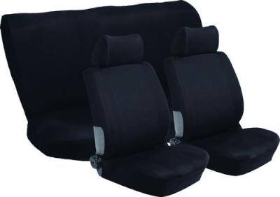 Stingray Nexus Full Car Seat Cover Set (6 Piece) (Black/Black)
