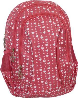 Island Club Girls Junior Deluxe Backpack - Pink Flowers