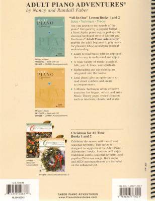 Faber Piano Adventures - Adult Piano Adventures All-in-One - Lesson Book 1 (Spiral bound, Revised ed
