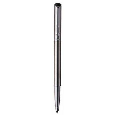 Parker Vector Rollerball Pen with Medium Nib (Black Ink)(Stainless Steel)