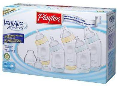 Playtex Ventaire Advanced BPA Free Wide Neck Bottle Gift Set