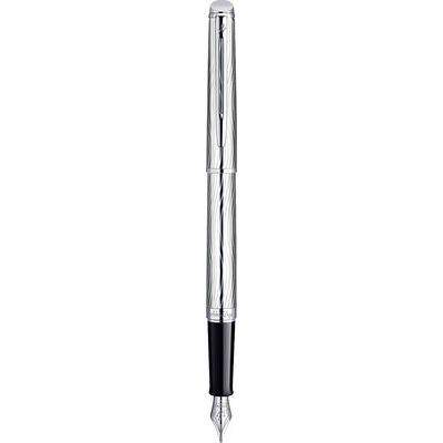 Waterman Hemisphere Deluxe CT Medium Fountain Pen (Stainless Steel and Chrome)