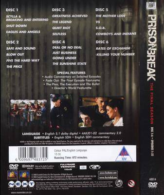 Prison Break - Season 4 (DVD, Boxed set)