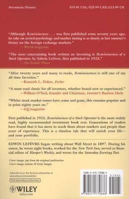 Reminiscences of a Stock Operator (Paperback, Rev ed)