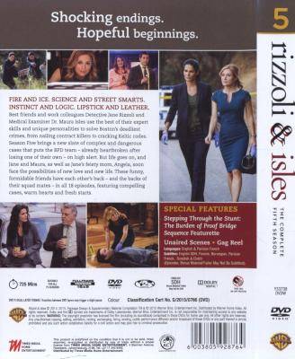 Rizzoli & Isles - Season 5 (DVD, Boxed set)