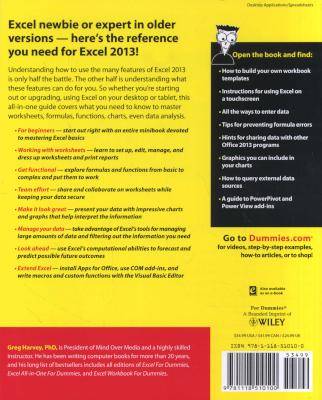 Excel 2013 All-in-one For Dummies - 8 books in 1 (Paperback)