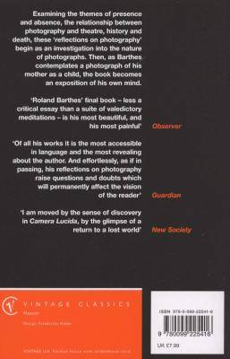 Camera Lucida:Reflections on Photography (Paperback, Reissue) Picture 2