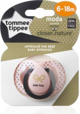 Tommee Tippee Closer to Nature Moda Soother (6 - 18 Months) - Girls