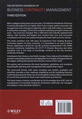 The Definitive Handbook of Business Continuity Management (Hardcover, 3rd Edition)