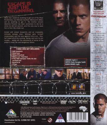 Prison Break - Season 1 (DVD, Boxed set)