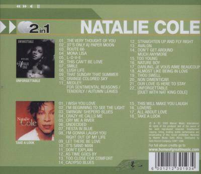 Natalie Cole 2-In-1 - Unforgettable / Take A Look (CD) Picture 2