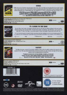 Senna/TT: Closer to the Edge/Fastest (DVD)