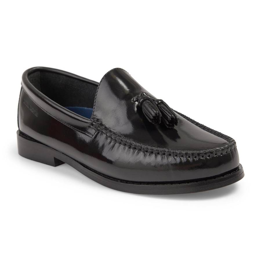 Original Daniel Hechter Black Slip On Formal Shoes - Size 10