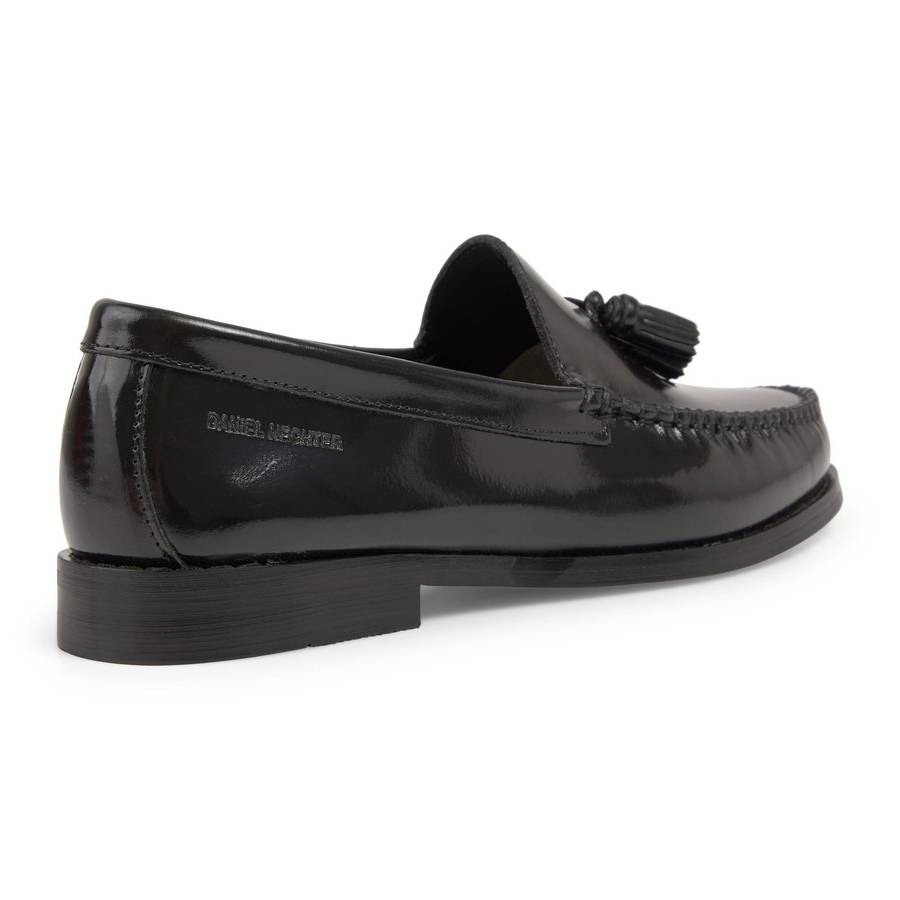 Original Daniel Hechter Black Slip On Formal Shoes - Size 10