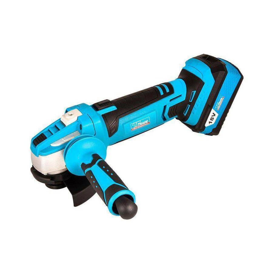 TRADE PROFESSIONAL MCOP1802 Cordless Angle Grinder (Battery Included, 1050W, 115mm Disc)