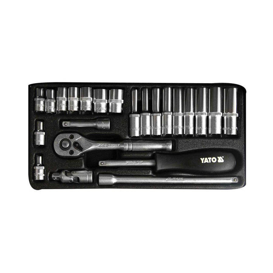 YATO YT-14421 Hexagonal Socket Wrench Set (4-13mm, 23 Piece)