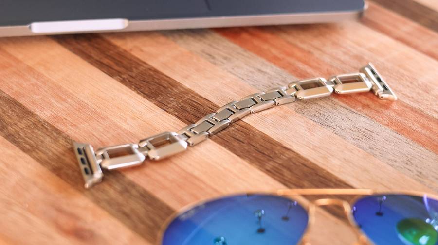 Fabulously Fit Square link replacement strap for Apple watch
