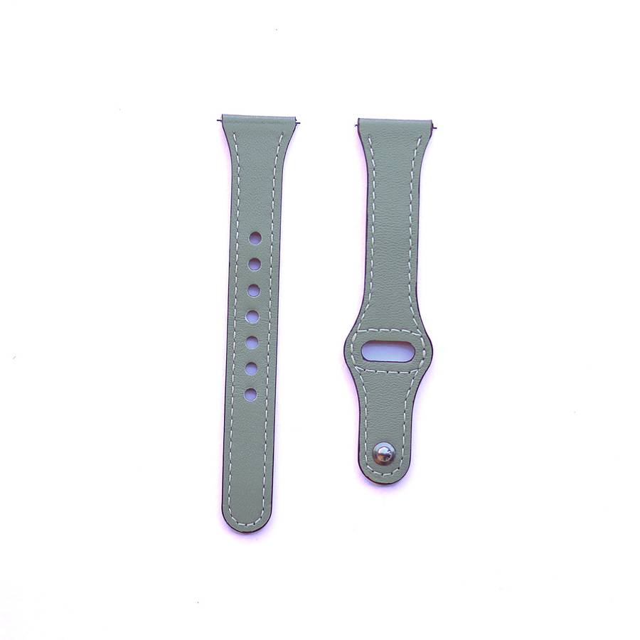 Fabulously Fit Genuine Leather Tuck strap for Samsung/Garmin/Huawei 20mm