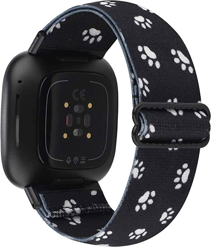 Fitbit Versa 3/Fitbit Sense pattern elastic strap