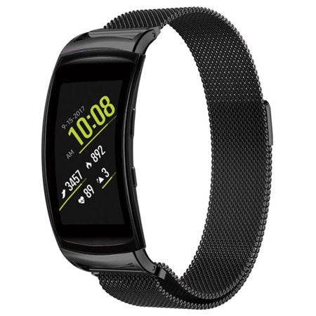 Samsung Gear Fit 2 Pro black metallic strap
