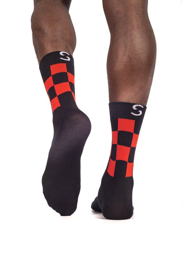 Sexy Socks - Cycling Socks Checks - 8-11