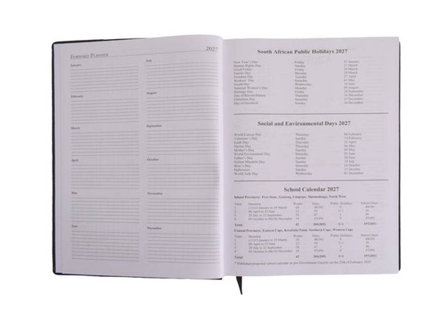 Graphite PU Diary A5 - 2027